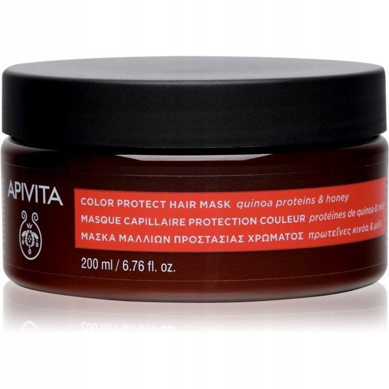 APIVITA_Color Protect Hair Mask with Quinoa Proteins & Honey maska chroniąca kolor z Proteinami Quinoa i Miodem 200ml