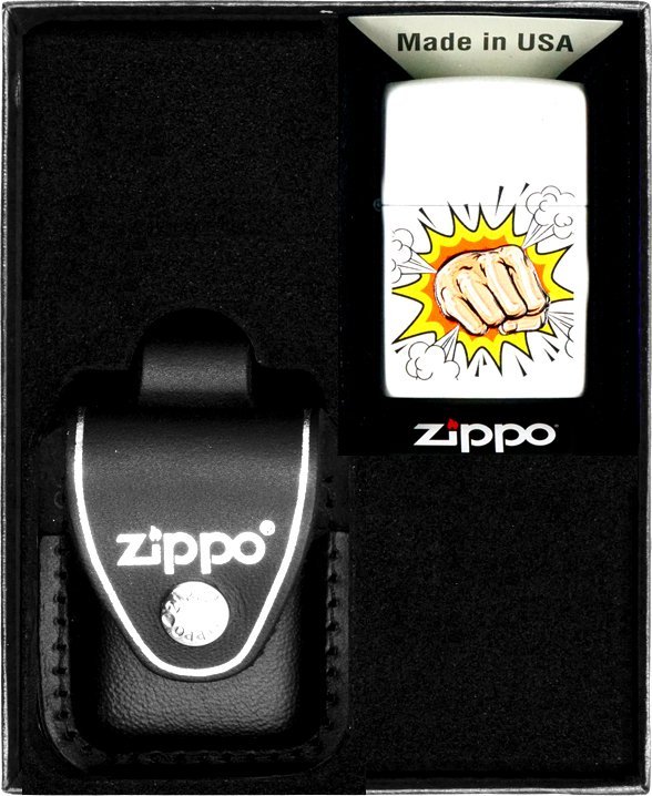 Zdjęcia - Zapalniczka Zippo Zestaw   POWER FIST Prezentowy No3 