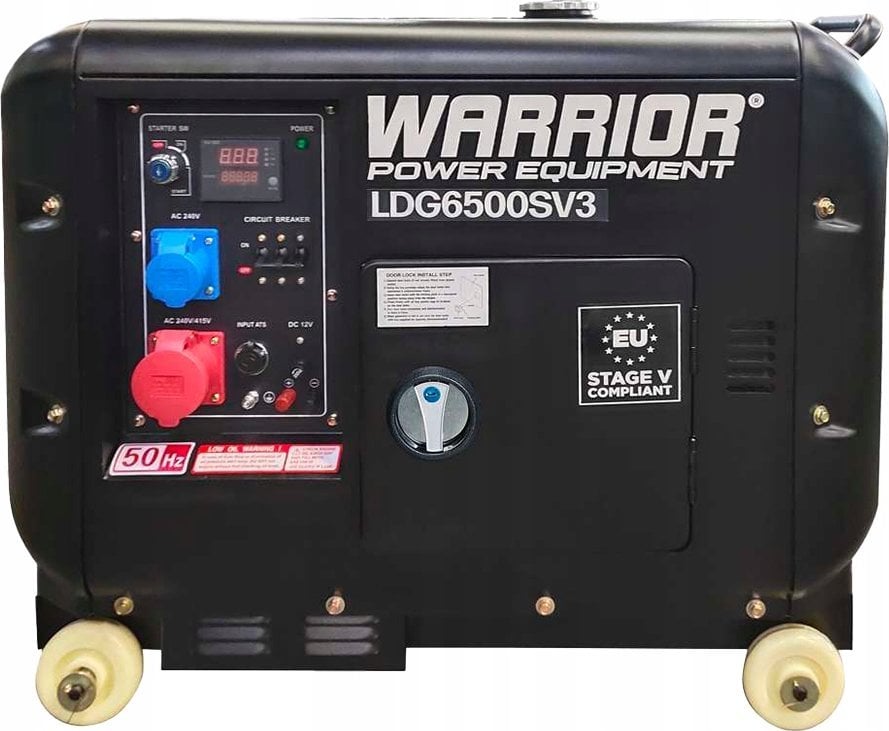 Фото - Електрогенератор Warrior Agregat Champion  EU 5500 Watt Silent Diesel Three Phase Generator 