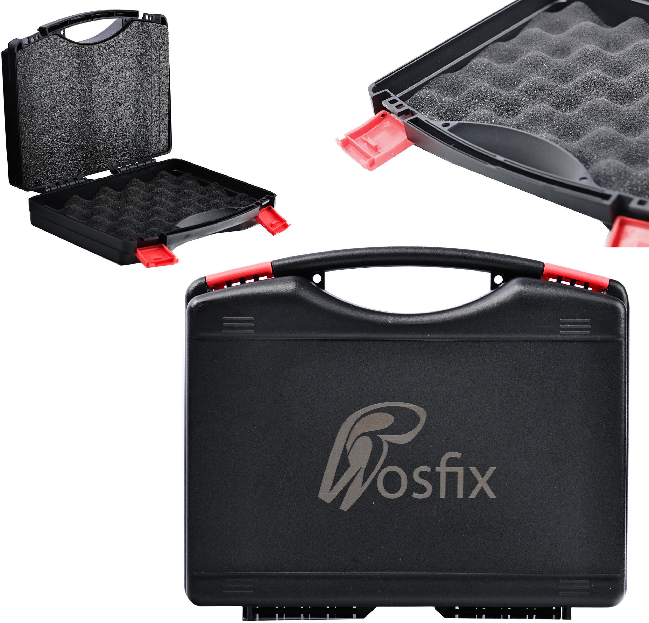 Rosfix PLASTIKOWA WALIZKA BOX Z FORMOWALNĄ PIANKĄ ORGANIZER NA NARZĘDZIA LUTOWNICE