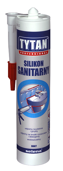 Tytan Silikon sanitarny TYTAN biały 310ml