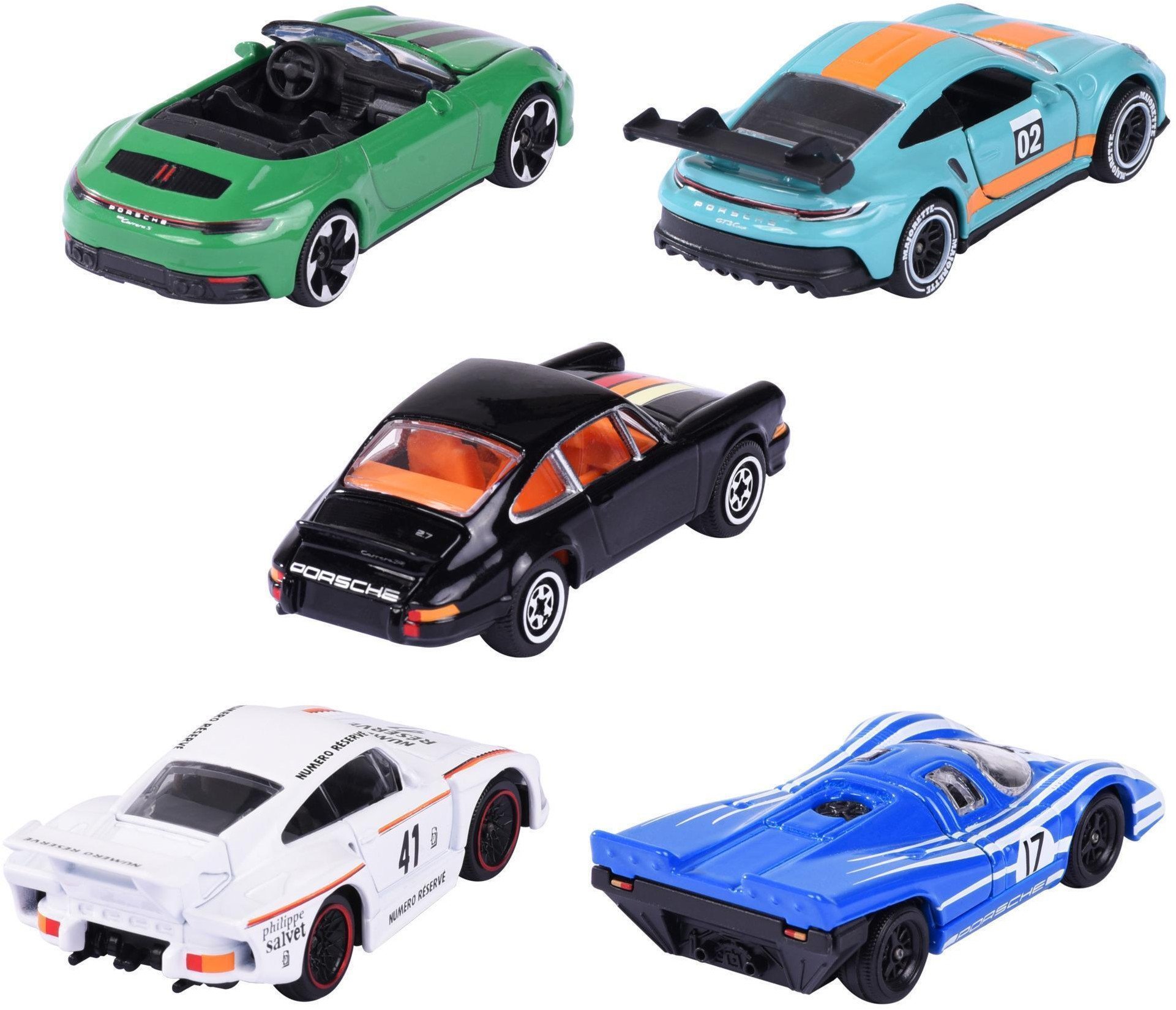 Majorette Porsche 5pak pojazdów 210-5002