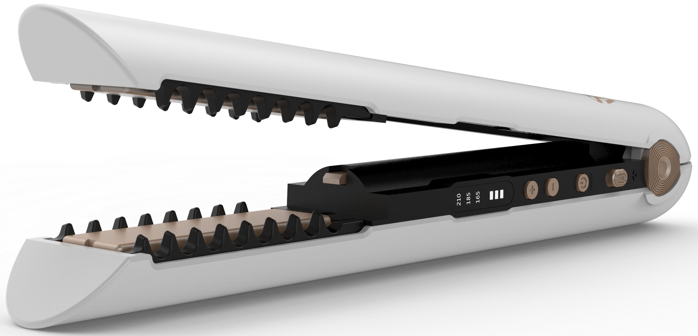 Prostownica SkinVibe SkinVibe Luna MiniWireless (SV-003WH) + SkinVibe Astra SteamPlasma Mocha Mousse