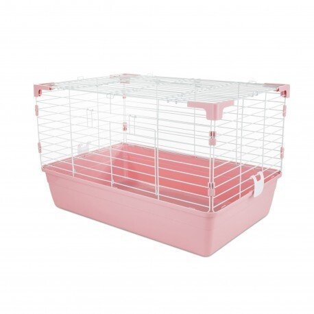 Panama Pet Klatka dla gryzoni i królika, 69 x 44,5 x 43 cm, biało/różowa