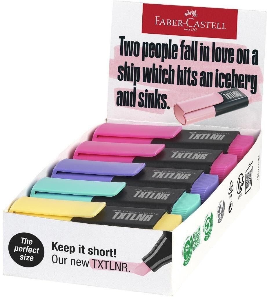 Faber-Castell Zakreślacz mini TXTLNR mix (10szt) Faber Castell