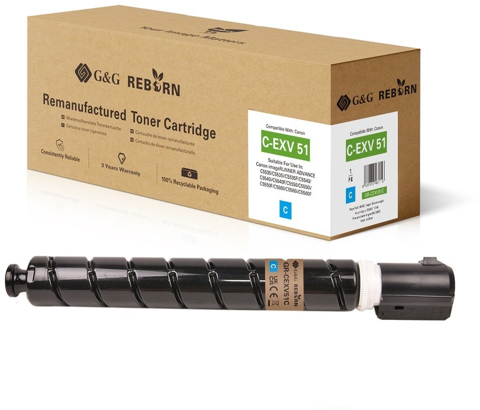 G&G 22049 kaseta z tonerem Zamiennik Cyjan