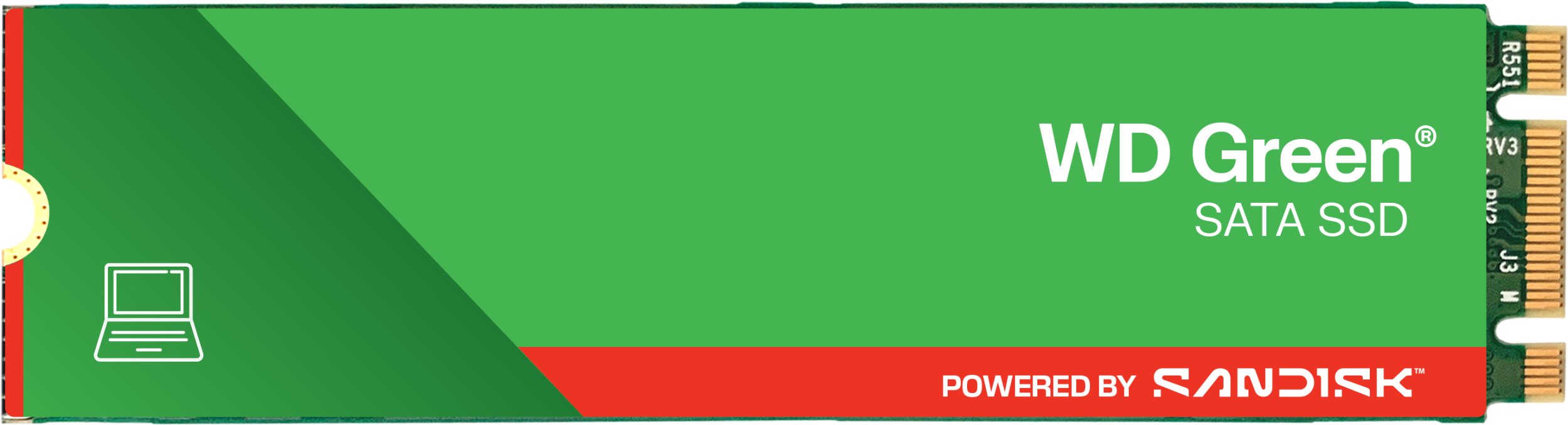 Dysk SSD SanDisk Green SN350 1TB M.2 2280 PCI-E x4 Gen3 NVMe (WDS100T3G0C)