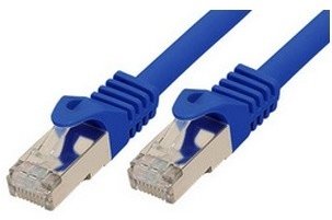 Eigenbrand BASIC-S Kabel S/FTP PIMF kabel surowy Cat.7 niebieski 0,5m