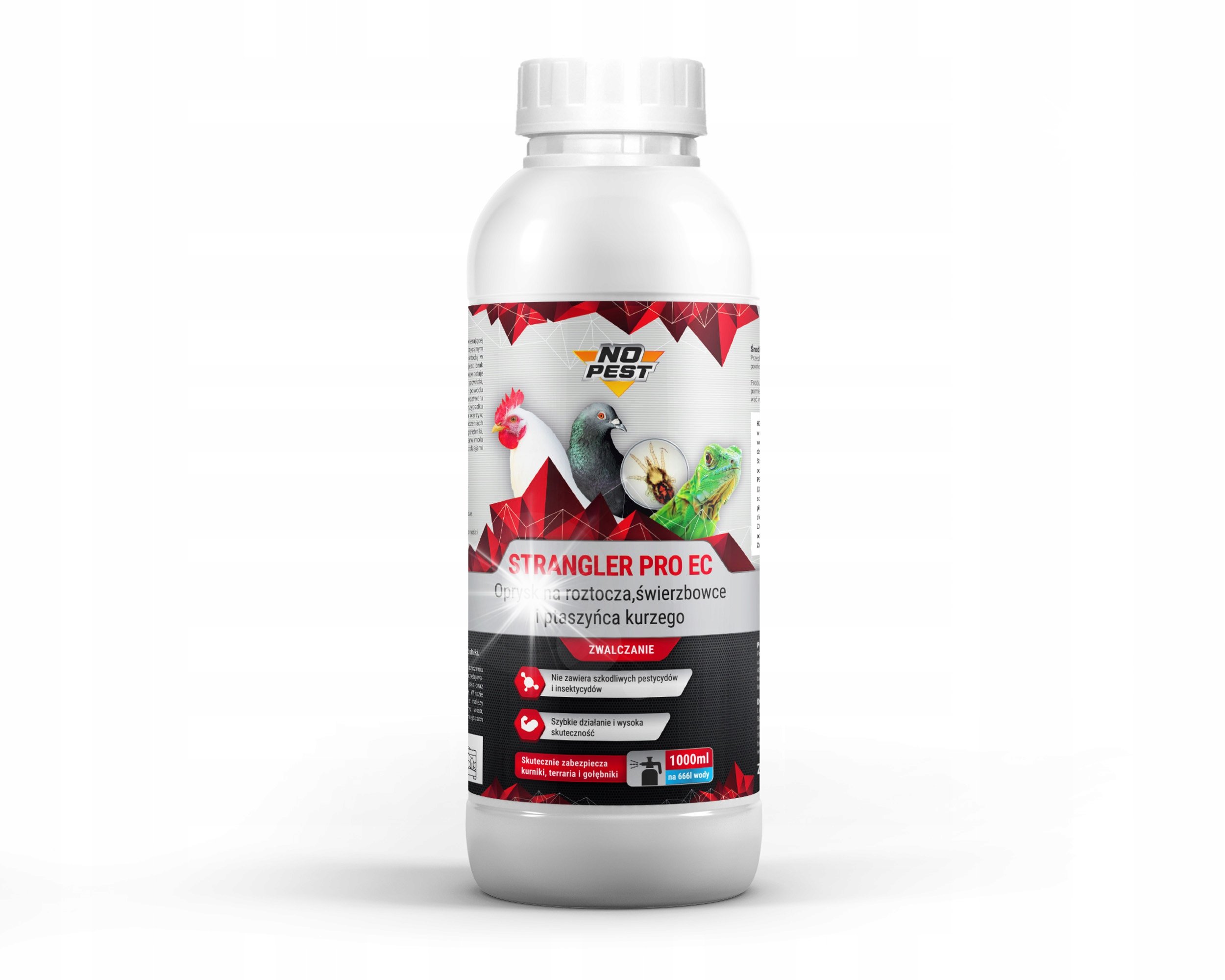 NO PEST OPRYSK ŚRODEK PREPARAT PŁYN NA ROZTOCZA PTASZYŃCE DLA GOŁĘBI NO PEST 1L