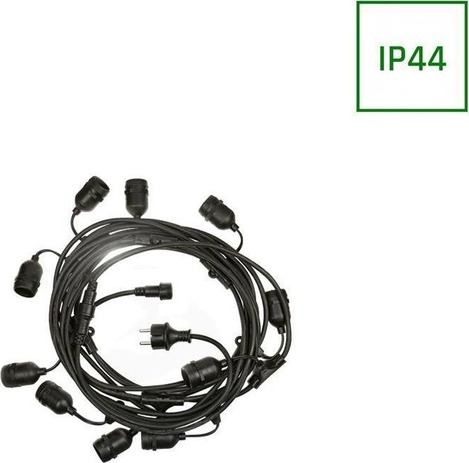 Spectrum LED GIRLANDA 10M 10xE27 łączona SPECTRUM konopie