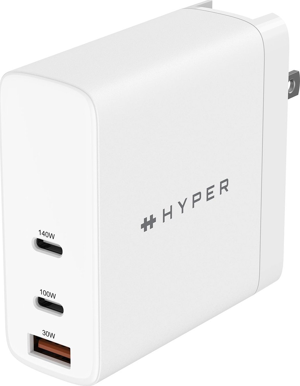 Ładowarka HyperDrive Ładowarka USB-C 140 W PD 3.1 z adapterami Biała