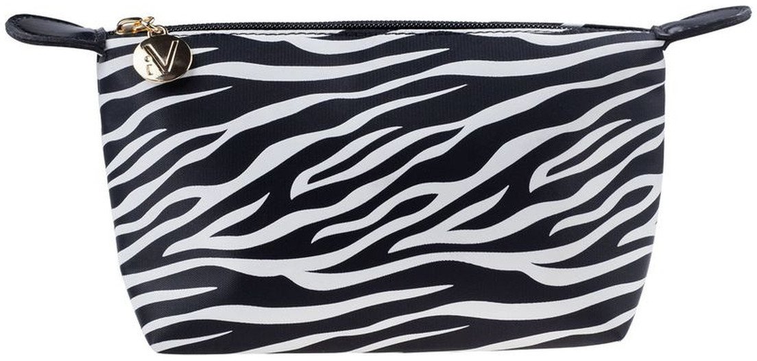 Intervion Kosmetyczka prosta duża Zebra