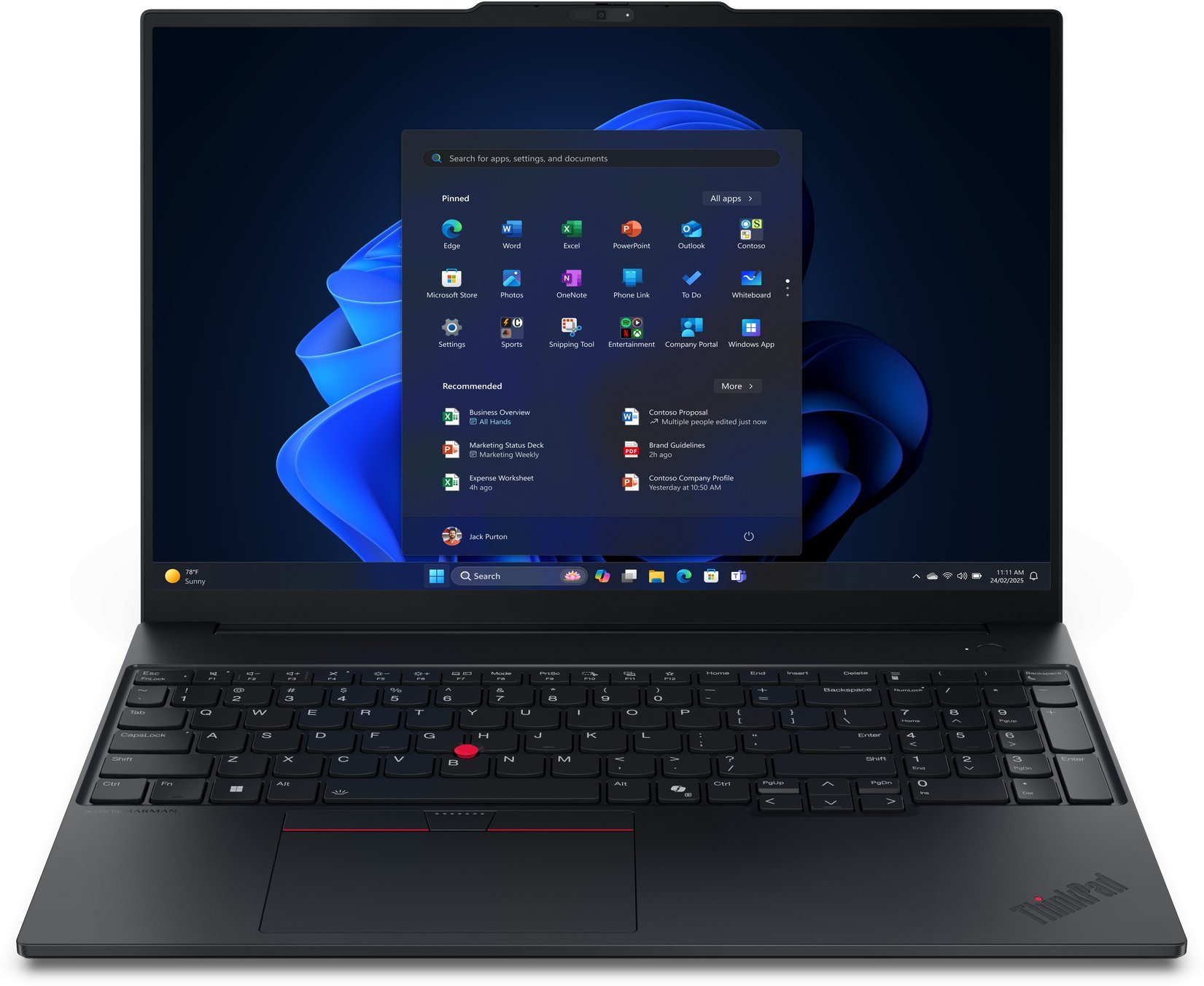 Lenovo ThinkPad E16 G3 Core Ultra 7 255H / 64 GB / 1 TB + 512 GB / 60 Hz / Windows 11 Pro (21SR0071PB)
