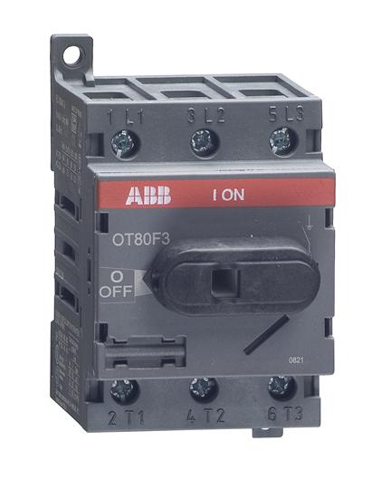 ABB Rozłącznik izolacyjny OT80F3 80A 3P bez wałka i rączki 1SCA105798R1001