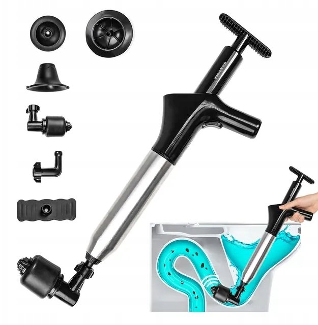 Innovagoods Compressed Air Plunger Jetpro