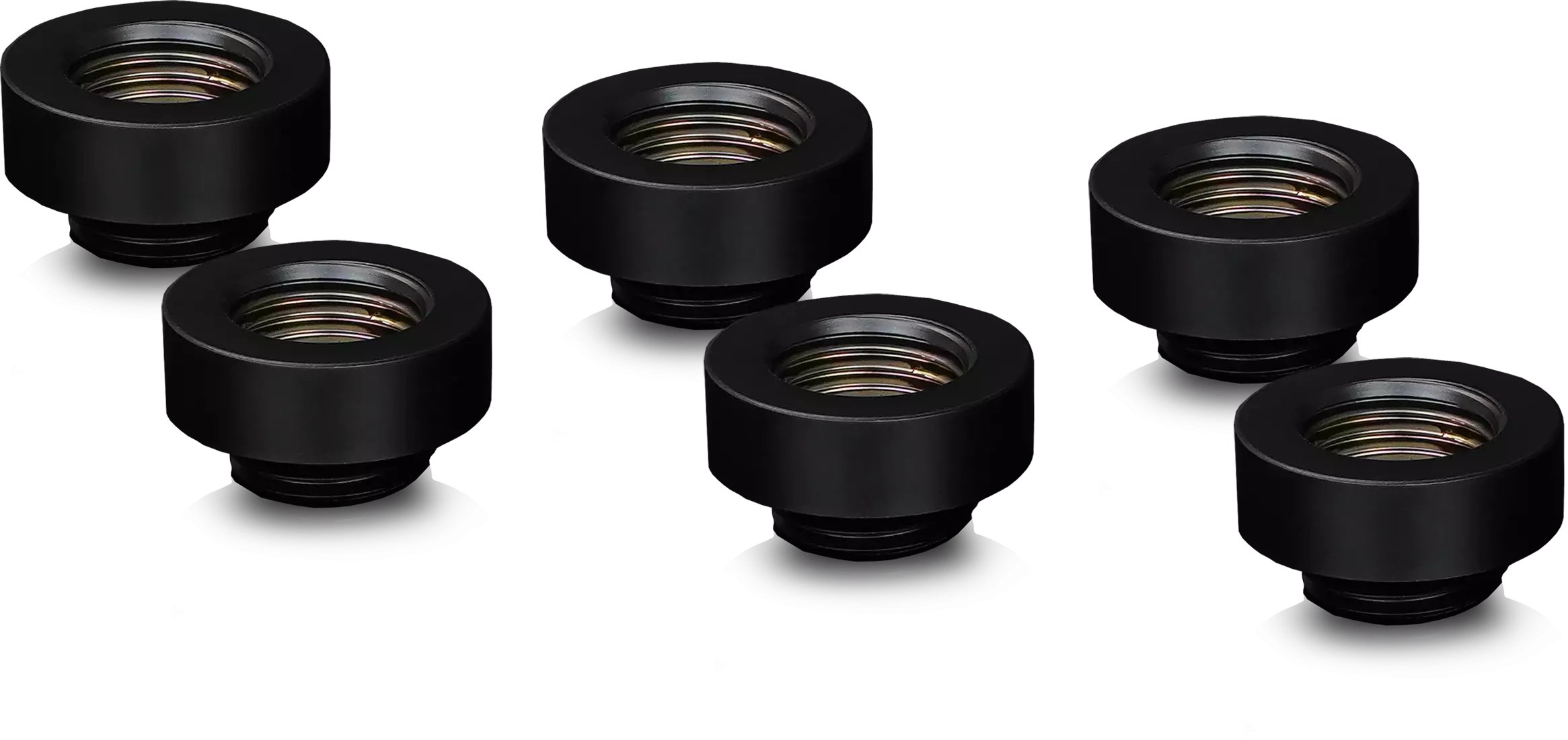 PrimoCHILL Thermal Grizzly DeltaMate Extender Fitting - MF7 czarny opakowanie 6 sztuk