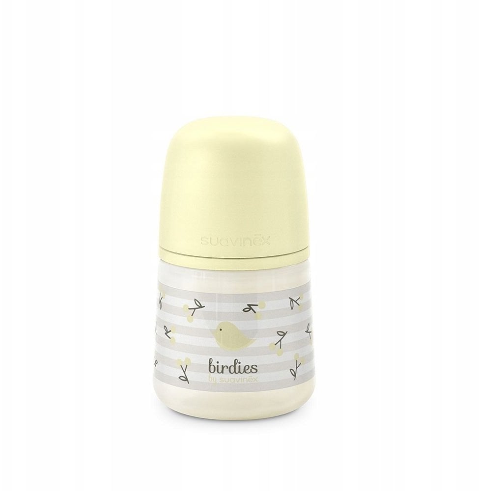 Suavinex 309103-BUTELKA SX PRO 150ML Swobodny przepływ S beżowa BIRDIES