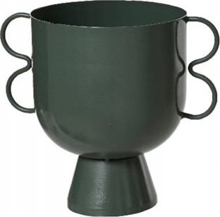 Osłonka metalowa na doniczkę 19x13,5x17cm Dekoracyjna