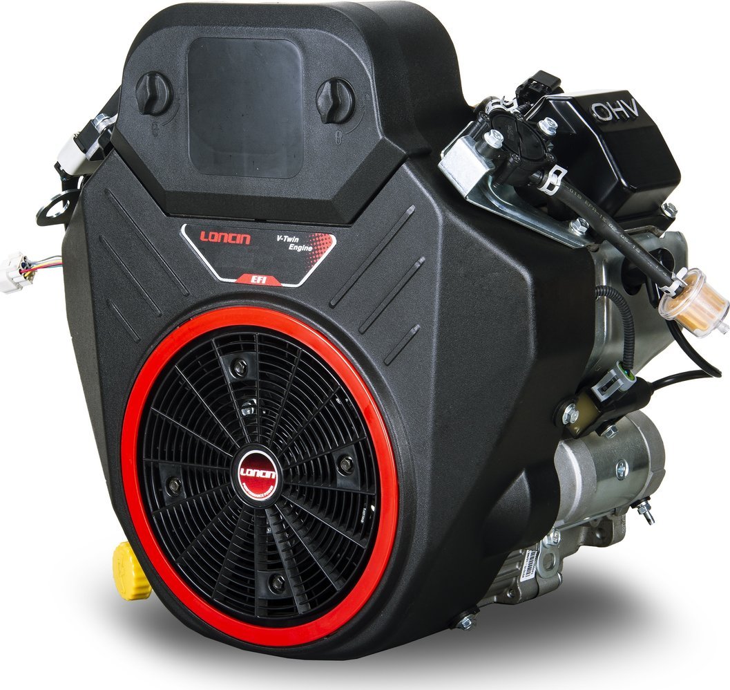 Loncin SILNIK LONCIN LC2P76F DO TRAKTORKA SPALINOWY BENZYNOWY V-TWIN LONCIN 2P76 V2 18 KM 635 cm3 DWUCYLINDROWY WAŁ PIONOWY WALCOWY 25,4 mm MOTOR HOND