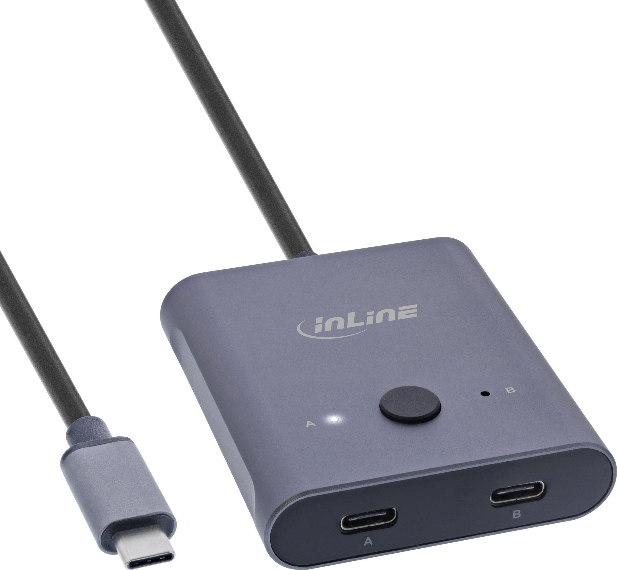InLine InLine® USB-C switch, bidirectional switch, 10Gb/s, 100W