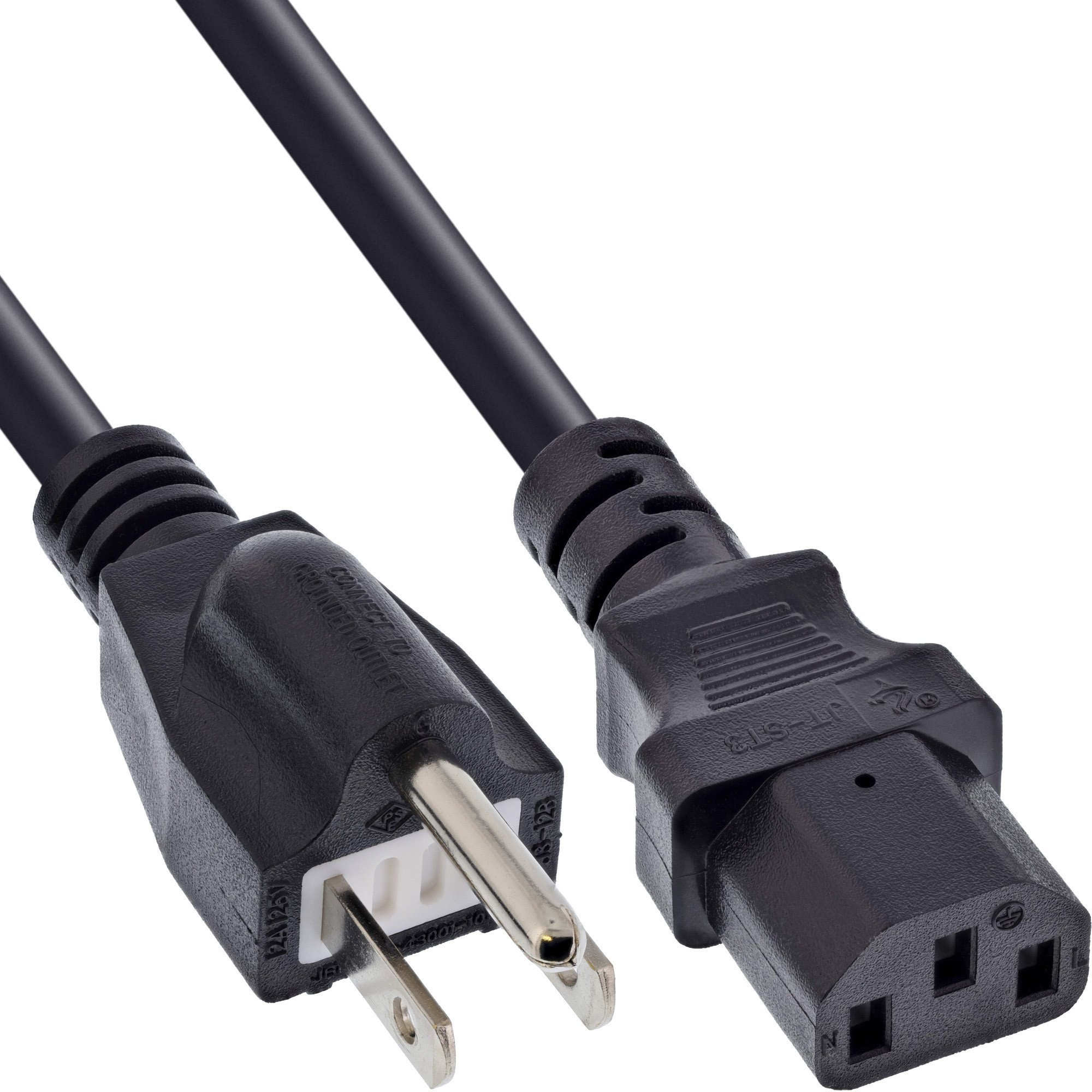 InLine® Netzkabel, Netzstecker Japan auf Kaltgerätestecker C13, 1,8m