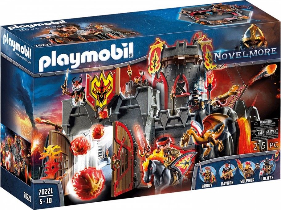 Zdjęcia - Klocki Playmobil Twierdza wojowników Burnham  (70221)