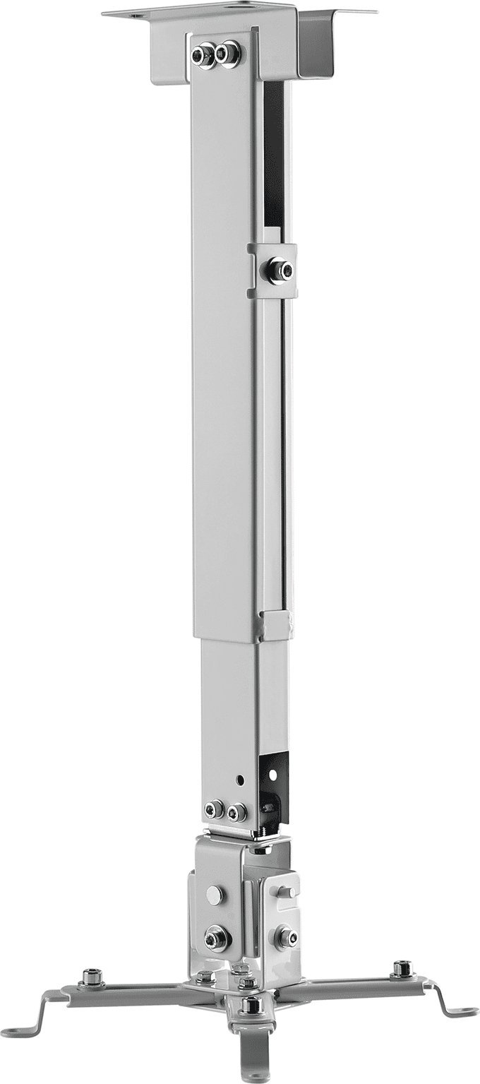 Uchwyt do projektorów Cabletech Uchwyt ścienny sufitowy do projektora multimedialnego Cabletech do 20kg - srebrny