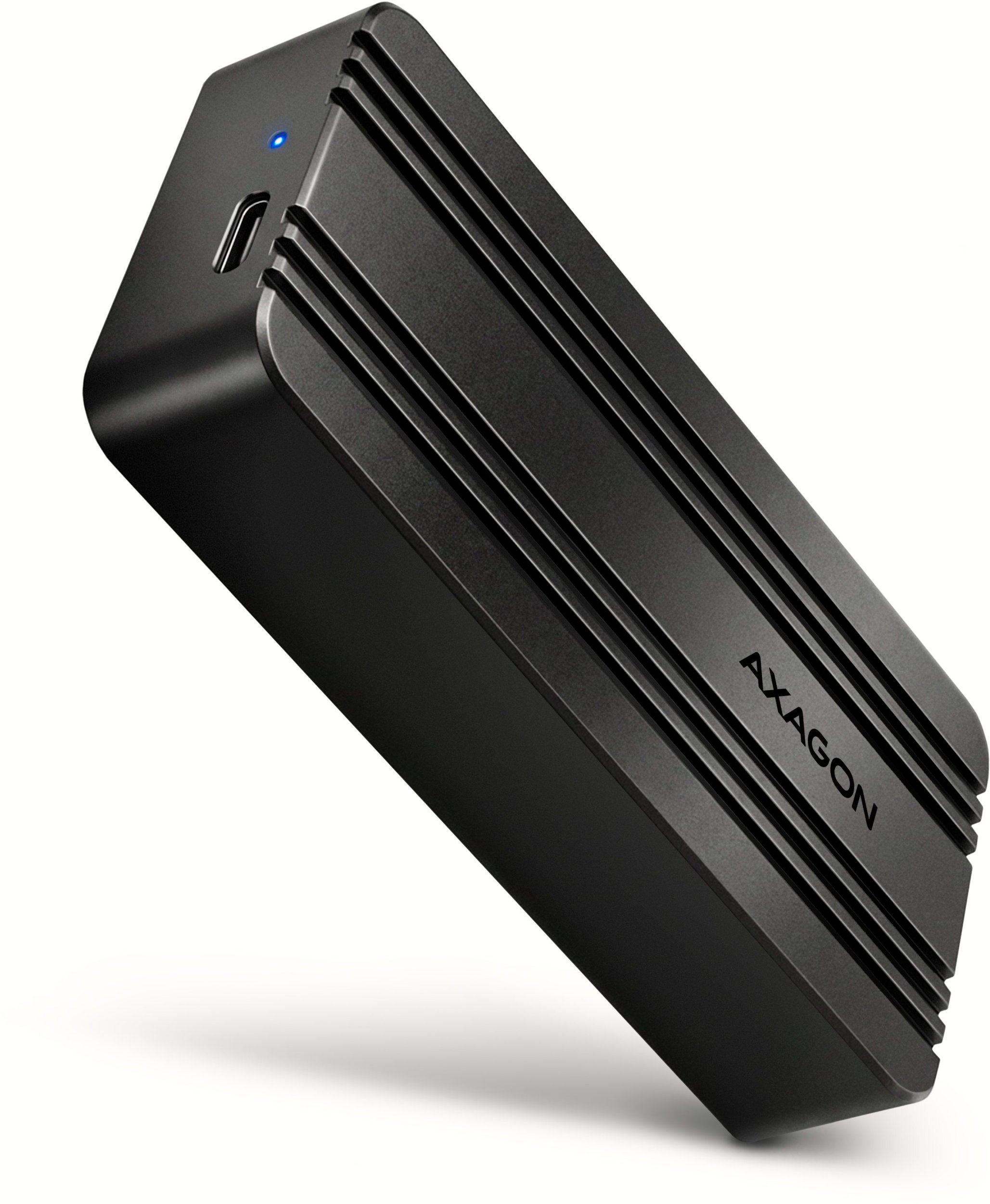 Axagon AXAGON EEM2-40G, zewnętrzna obudowa USB-C 40 Gbps do dysków M.2 NVMe SSD, wzmocnione aluminiu...
