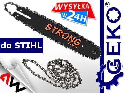 Geko prowadnica 14"3/8`+2x łańcuch 050 50 (G74011)