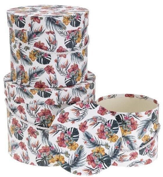 Rozette Pudełko Flower Box 3szt kwiaty ROZETTE