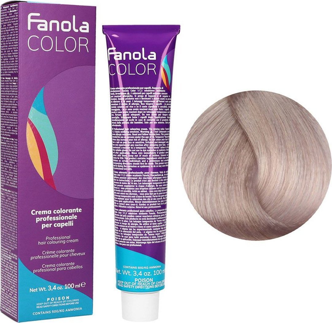 Fanola Krem koloryzujący do włosów Super Blonde Plat.Iris (11.7)