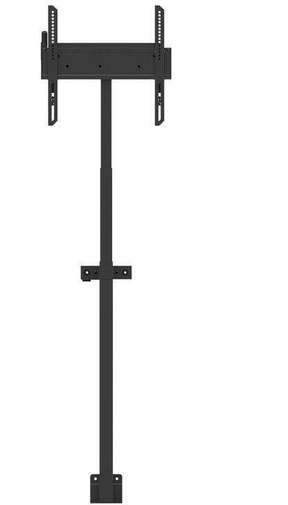 Multibrackets M Motorized Floormount 60kg Black, 60 kg, 81.3 cm (32"), 152.4 cm (60"), 100 x 100 mm, 400 x 400 mm, 1210 - 1860 mm