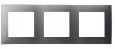 Ramka potrójna Ospel Szafir R-3Z/70 szary mat