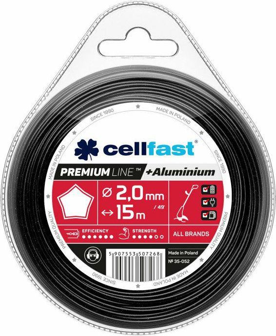 Cellfast Żyłka tnąca premium 3,0mm / 80m gwiazdka - (35-059)