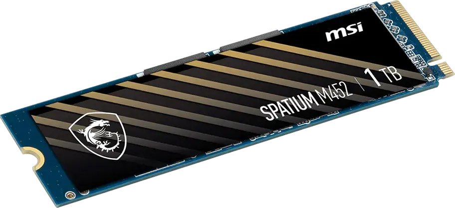 Dysk SSD MSI Spatium M452 1TB M.2 2280 PCI-E x4 Gen4 NVMe (S78-440L970-P83)