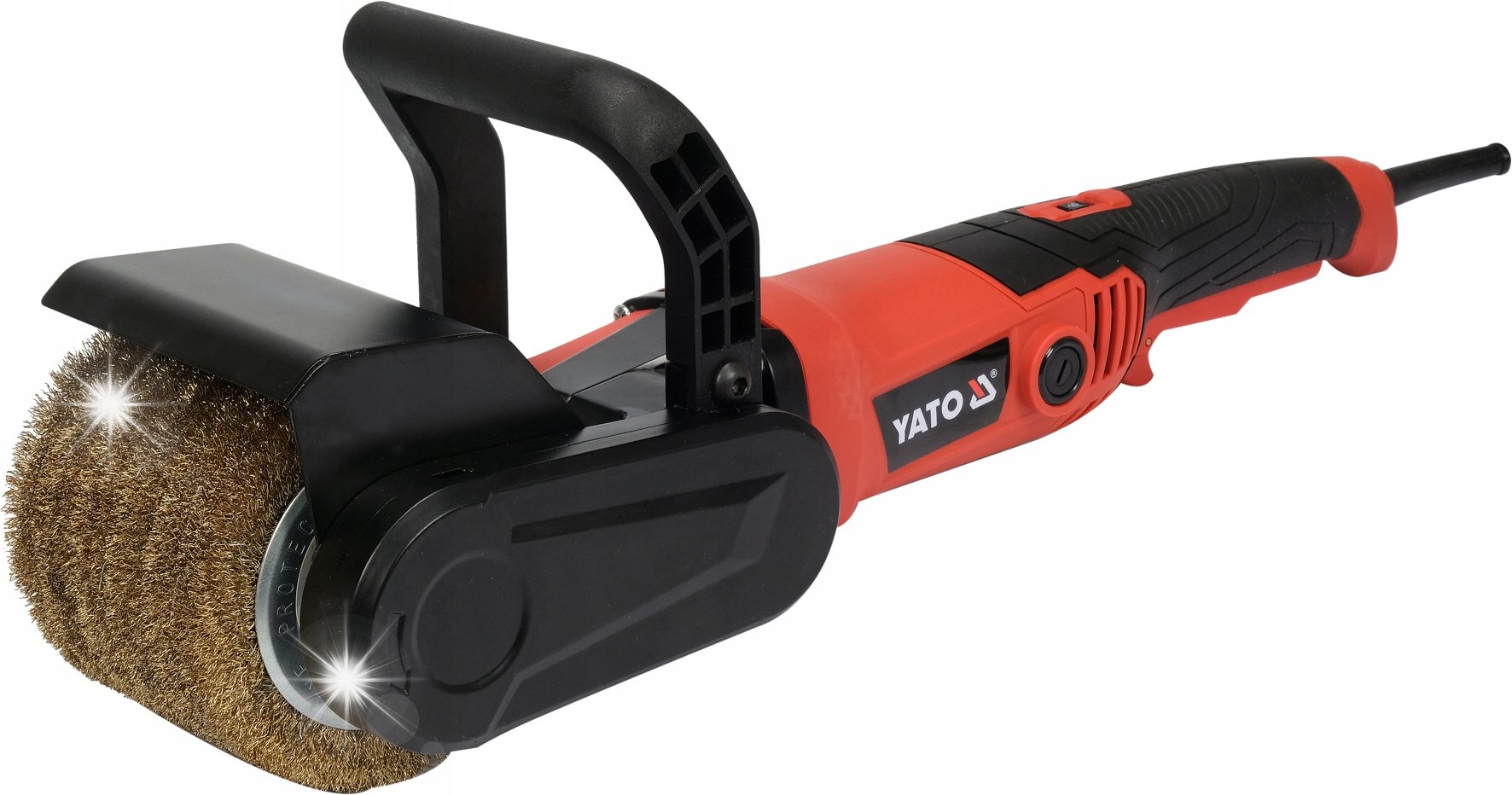 Szlifierka Yato YATO SATYNIARKA SZLIFIERKA WALCOWA 1300W DO STALI DREWNA + 2 x SZCZOTKI