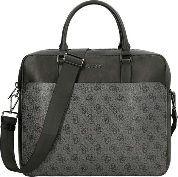 Guess Guess, Vezzola, Polyurethane, Textile Briefcase, Computer, Black, 35 x 29 x 9 cm, For Men For ...