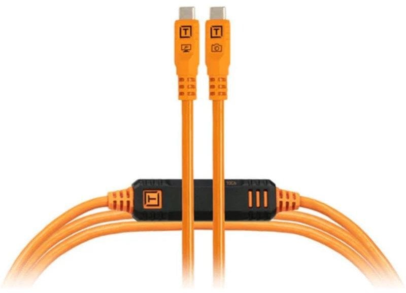 Tether Tools LeverLock&Cable Kit Optima 10G gerade orange 4,6m