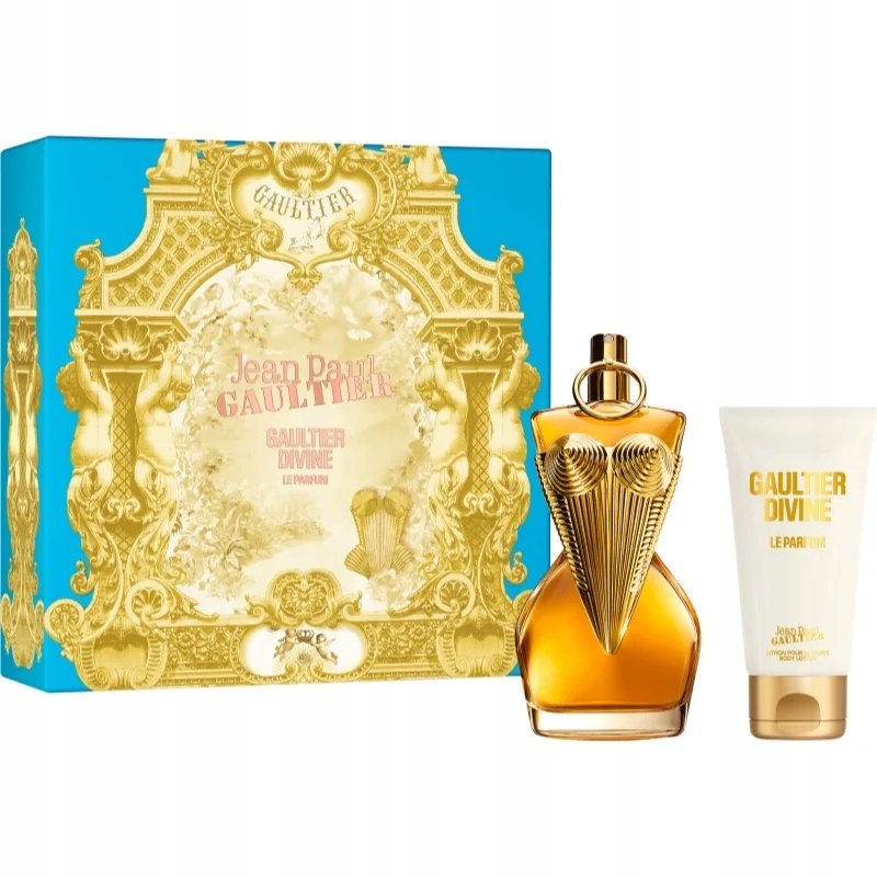 Set Jean Paul Gaultier: Divine Le Parfum Intense, Eau De Parfum, For Women, 100 ml + Divine Le Parfum Intense, Daily, Body Lotion, Body, 75 ml For Wom