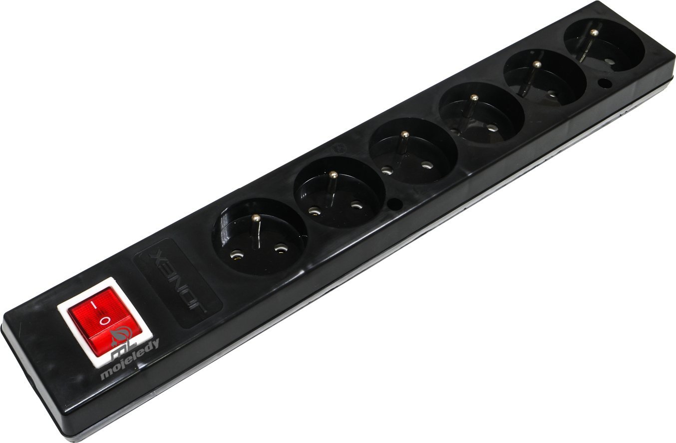 Plastrol Gniazdo rozbieralne GN-670WS 6x2P+Z Czarne T-11022