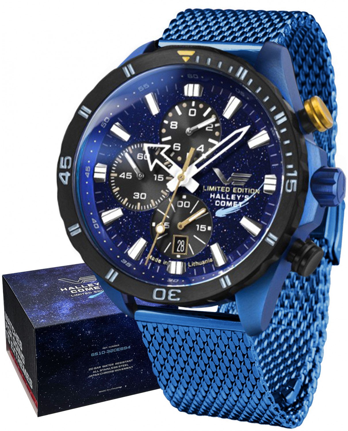 Zegarek Vostok Europe Zegarek męski Vostok Europe 6S10-320E694B niebieski