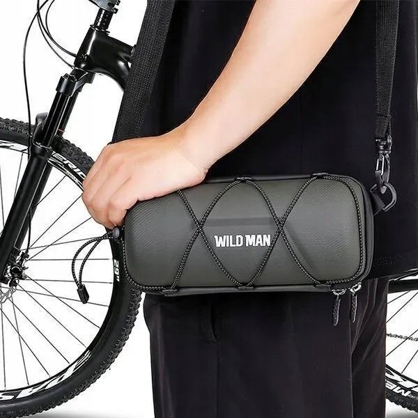 WildMan WILDMAN sakwa rowerowa na kierownicę na zamek 2L GD7X zielona