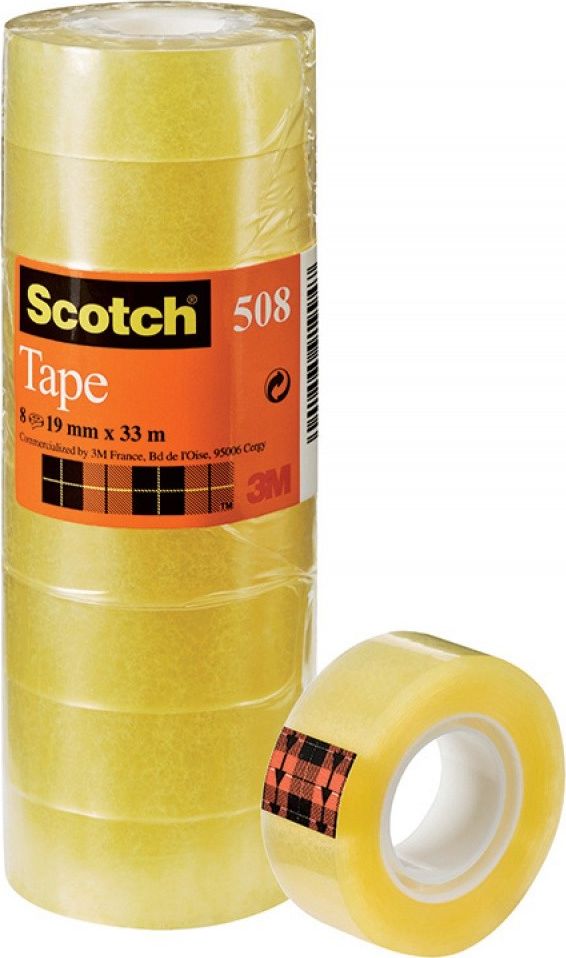 Scotch Taśma biurowa 508 8szt.