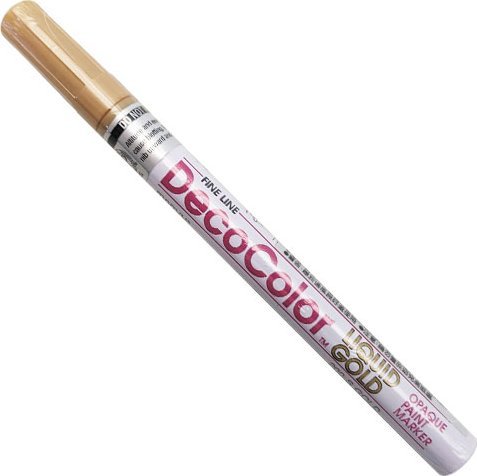 Vrige Marvy decocolor fine line guld