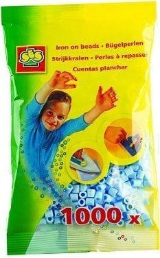 SES SES Koraliki do prasow.1000szt niebies 00704 07041
