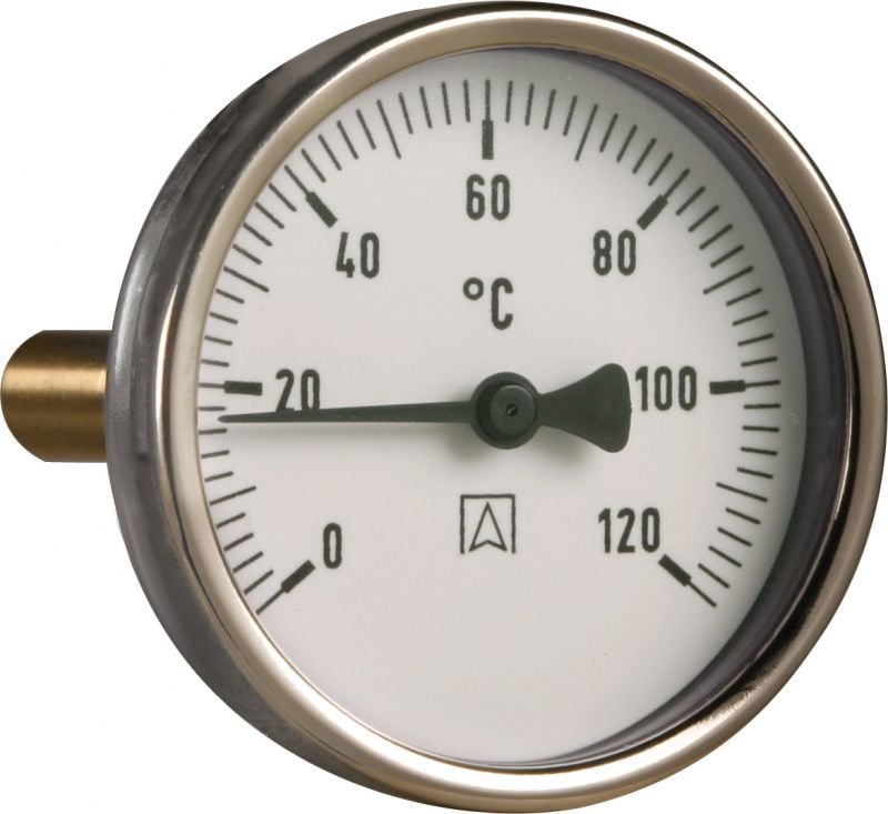 Afriso Termometr bimetaliczny BiTh 100 mm 0 - 120°C tuleja 63mm 1/2" (63812)