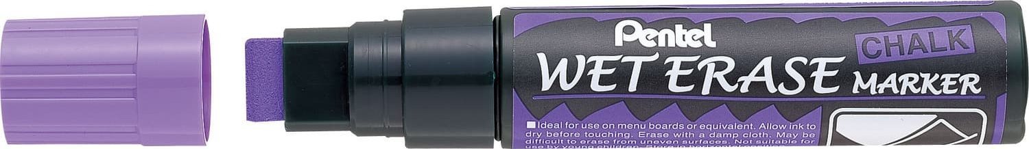 Pentel Marker kredowy Jumbo SMW56 fioletowy, FIOLETOWY