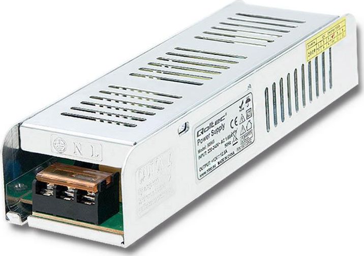 Qoltec Zasilacz impulsowy LED IP20 150W 12V 12.5A Slim (50965)