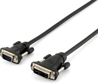 Kabel Equip DVI-I - D-Sub (VGA) 1.8m czarny (0118943)