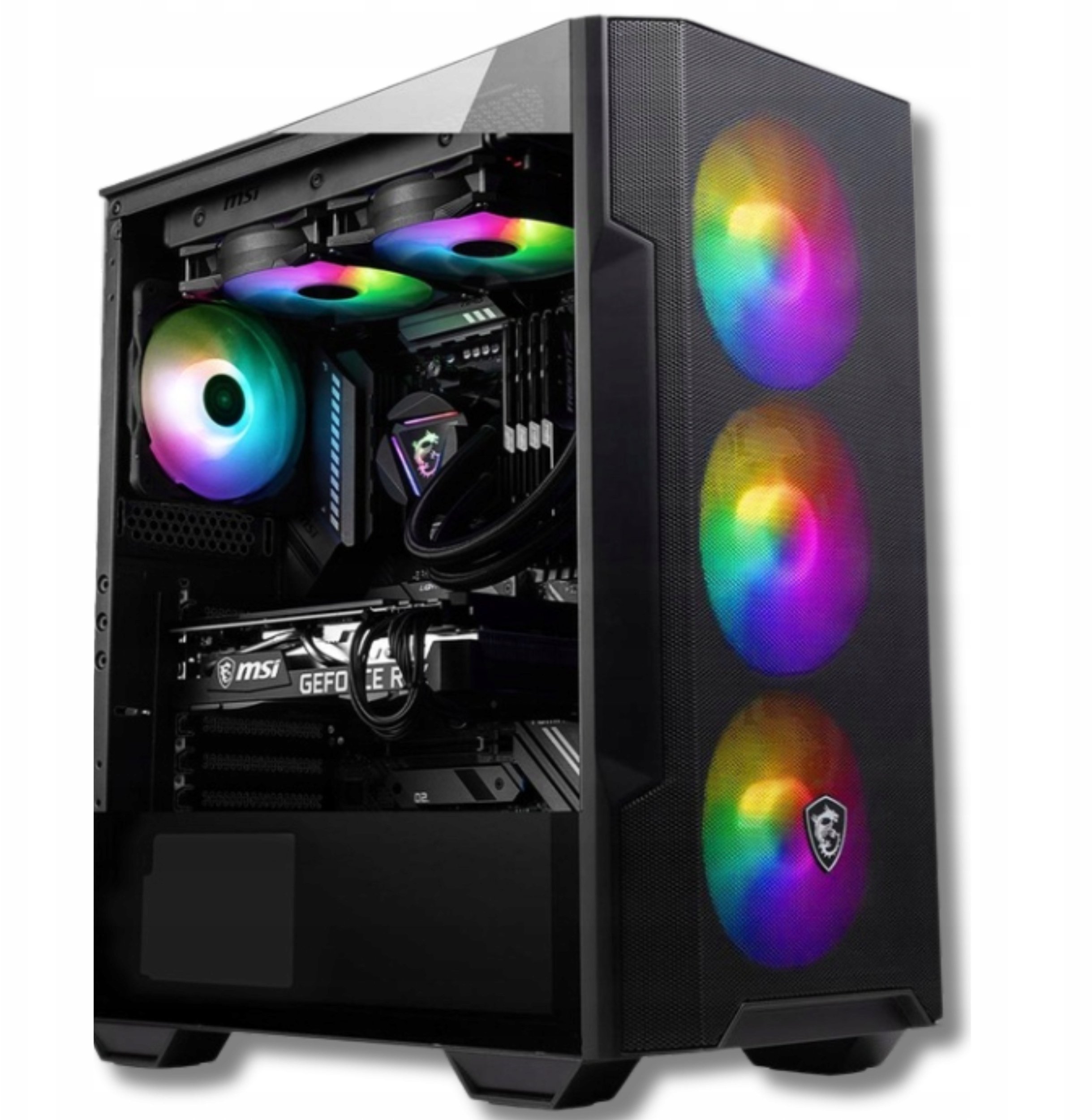 Komputer Gamingowy I5 12400 RTX 4060 32GB 1TB M2 Na Prezent